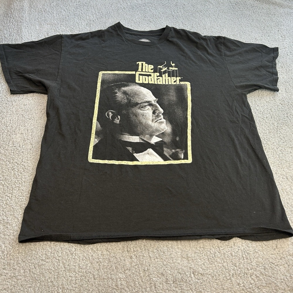 Paramount Pictures T -Shirt Men's XL Black THE GODFATHER Movie Adult‎